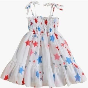 NWT. CAT & JACK Baby Star Print Sleeveless Dress